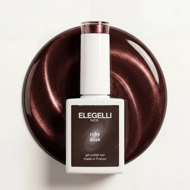 Elegelli HEMA & TPO Free Cat Eyes Gel Polish - Ruby Dusk 10ml