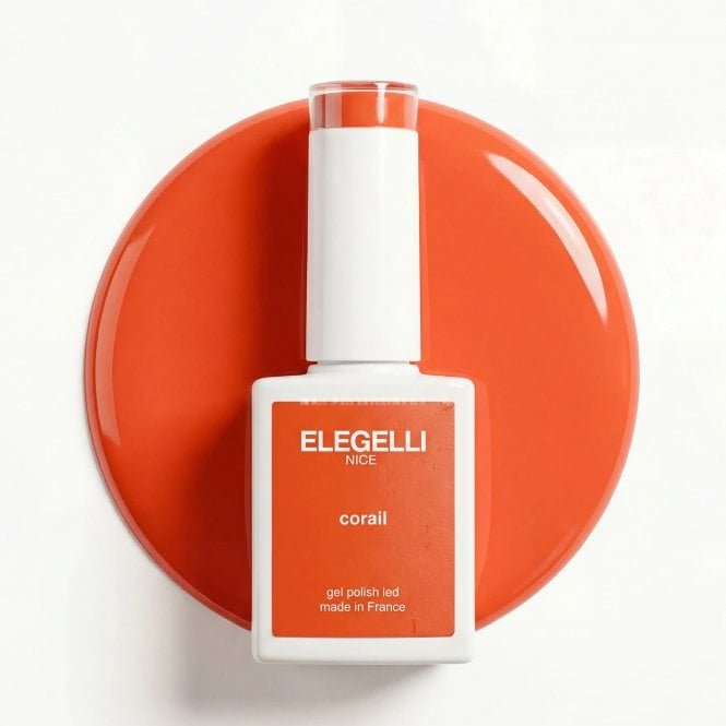 Elegelli HEMA & TPO Free Gel Polish - Coral 10ml