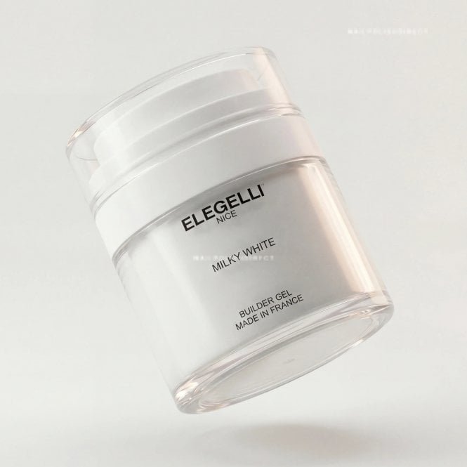 Elegelli Professional Self-Leveling Builder Gel - Milky White 30ml