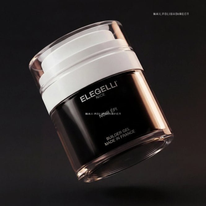 Elegelli Professional Self-Leveling Builder Gel - Noir Épi 30ml