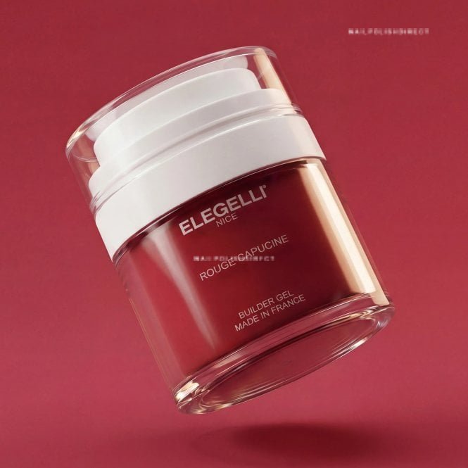Elegelli Professional Self-Leveling Builder Gel - Rouge Capucine 30ml