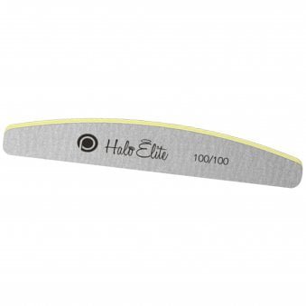 Halo Elite Zebra Moon Nail Foam Files - 100/100 Grit (N1177 - Single)