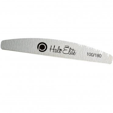 Halo Elite Zebra Moon Nail Foam Files - 100/180 Grit (N1183 - Single)