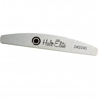 Halo Elite Zebra Moon Nail Foam Files - 240/240 Grit (N1185 - Single)
