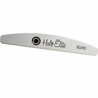 Halo Elite Zebra Moon Nail Foam Files - 80/80 Grit (N1182 - Single)