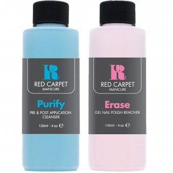 Erase & Purify Pre & Post Gel Polish Remover Duo Set (2 x 120ml)