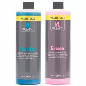 Erase & Purify Pre & Post Gel Polish Remover Duo Set (2 x 480ml)
