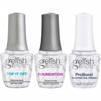 Essential TPO Free Gel Polish Trio Set - Top It Off, Foundation & Pro Bond (3 x 15ml)