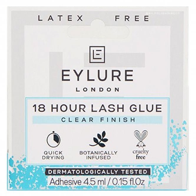 Eylure 18 Hour Lash Glue - Latex Free - Clear Finish 4.5ml (6003013)