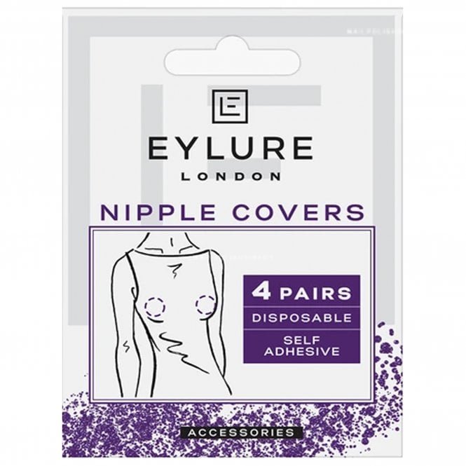 Eylure Disposable Nipple Covers - For A Smooth Look (Single Use & Self Adhesive) x 4