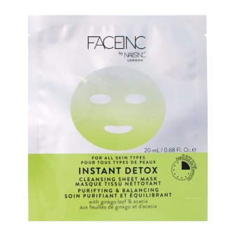 Face Inc - Cleansing Sheet Mask - Instant Detox (9121) 20ml
