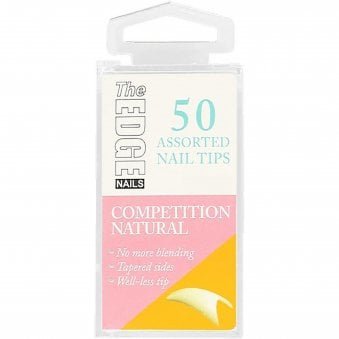 False Nail Tips - Competition Natural (Size 3) (50 Pieces)