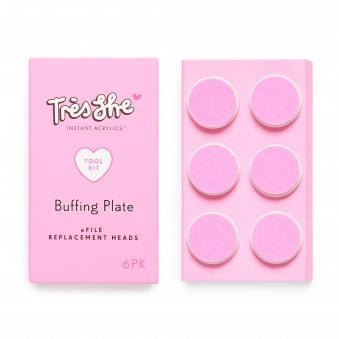 False Nails Accessories - E-File Replacement Buffing Plate (Pack of 6)