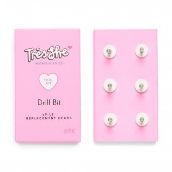 False Nails Accessories - E-File Replacement Drill Bits (Pack of 6)