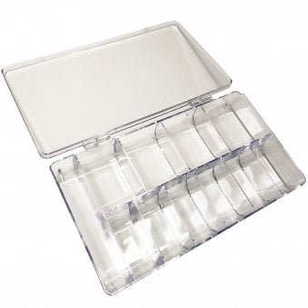 False Nails & Nail Tips - Plastic Nail Case - Clear (9900)