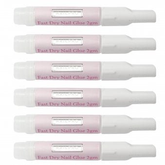 Fast Dry Nail Glue For Artificial Nails & Nail Tips 2g (Pack of 25)