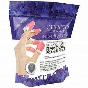 Finger Mates Soak Off Gel Removal System - Foam Refills