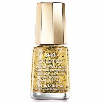 Fizzy Holiday 2023 Breathable Mini Nail Polish - Gold Fizz 5ml (948)