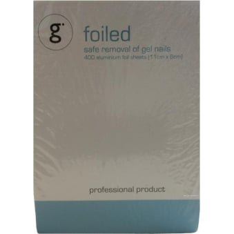 Safe Gel Remover Foils - Foiled (400 Aluminium Sheets)