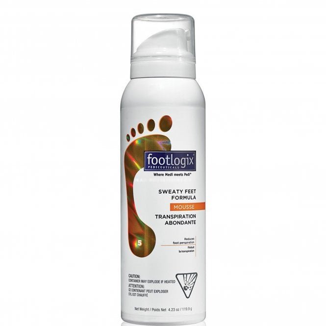 Footlogix Sweaty Feet Mousse Formula 125ml