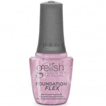 Foundation Flex Soak-Off Rubber Base - Light Pink 15ml