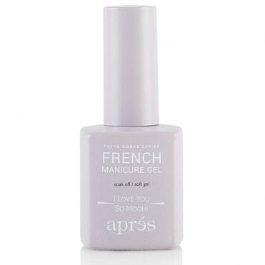 French Manicure Gel Nail Polish - I Love You So Mochi 15ml