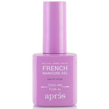French Manicure Gel Nail Polish - Once And Flor-al 15ml