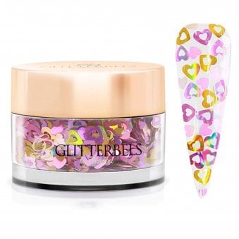 Gel & Acrylic Nail Art Loose Glitter - Be Mine 15g (GBG090)
