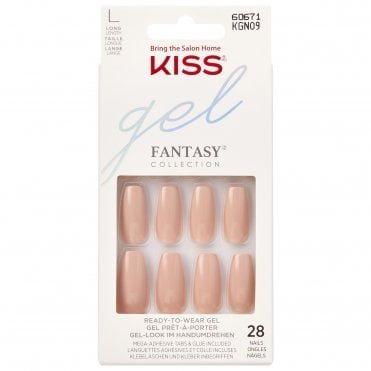 Gel Fantasy False Nails - AB Fab (28 Nails & Adhesive 2g)