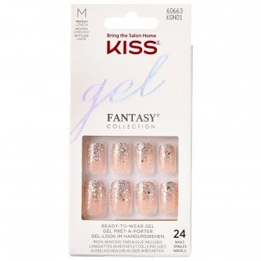 Gel Fantasy False Nails - Fanciful (28 Nails & Adhesive 2g)