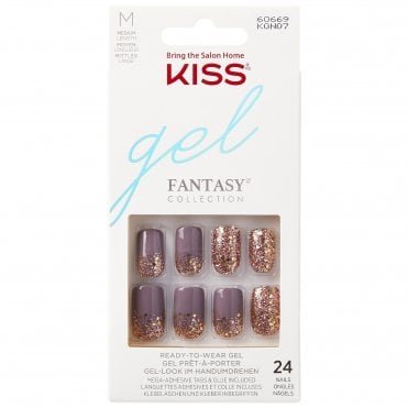 Gel Fantasy False Nails - Rush Hour (28 Nails & Adhesive 2g)
