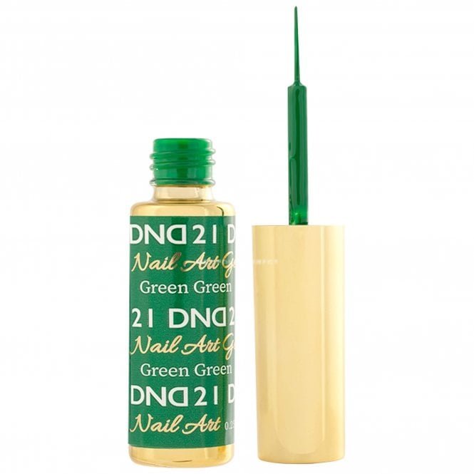 DND Gel Nail Art Liners - Green 21 - 9ml (DND-ART-21)