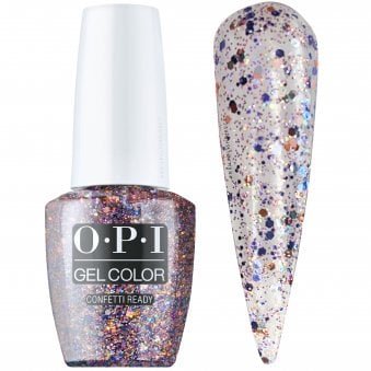 The Celebration 2021 Holiday Glitter Topper Gel Polish - Confetti Ready 15ml (HPN14)