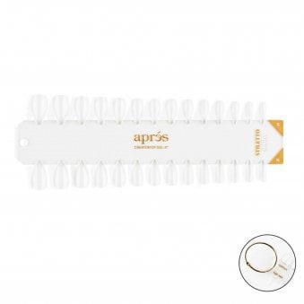 Gel-X Tip Swatches - Short Stiletto - (Natural/Sculpted)
