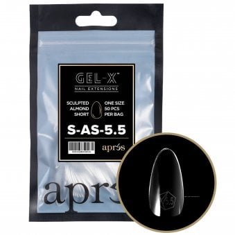 Gel-X Tips Refill Pack - Sculpted Almond Short (50 Pcs)