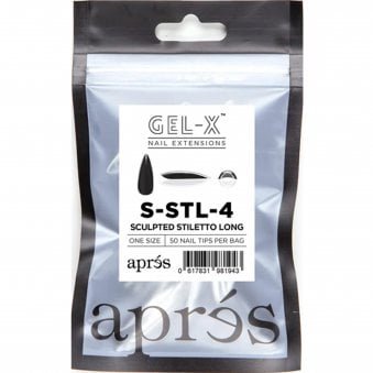 Gel-X Nail Extension False Nail Tips - Sculpted Stiletto Long Refill Pack (50 Pcs)