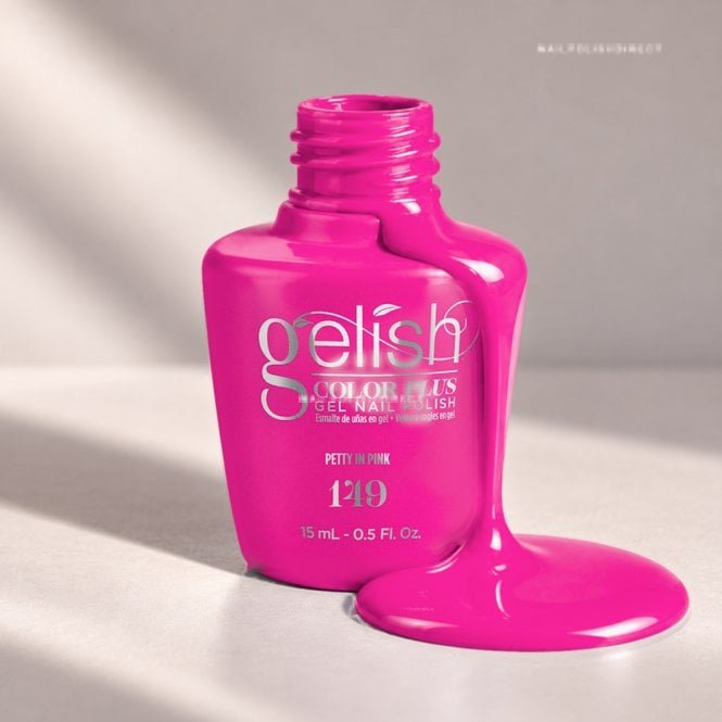 Gelish Color Plus HEMA & TPO Free Gel Polish - Petty In Pink 15ml