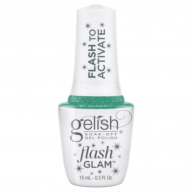 Gelish Flash Glam TPO Free Gel Polish - Mint To Sparkle 15ml (1110548)