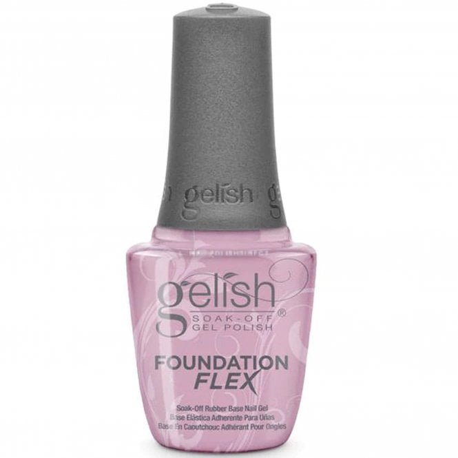 Gelish Foundation Flex Soak-Off Rubber Base - Light Pink 15ml