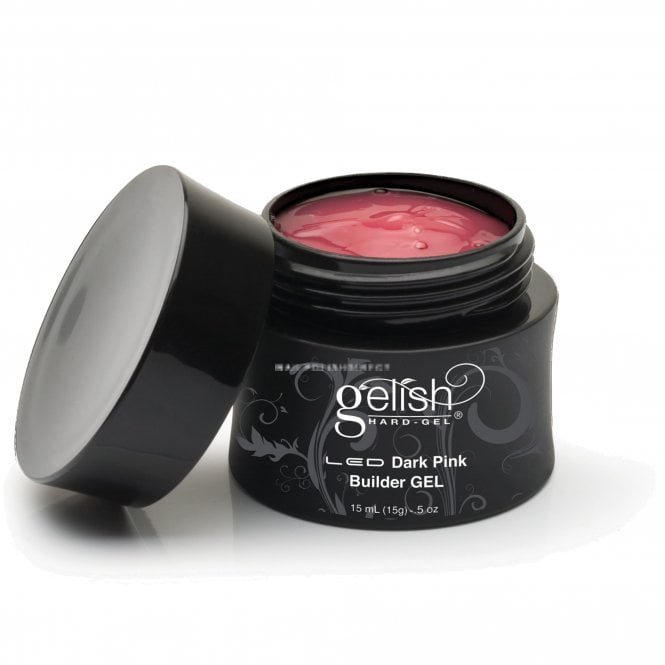Gelish Hard Gel Strengthening Builder Gel - Dark Pink 15ml (01388)