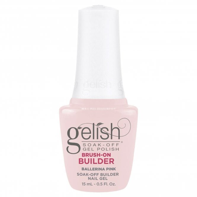 Gelish HEMA & TPO Free Brush On Builder Gel - Ballerina Pink 15ml (1148159)