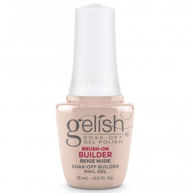 Gelish Hema & TPO Free Brush On Builder Gel - Beige Nude 15ml (1148128)