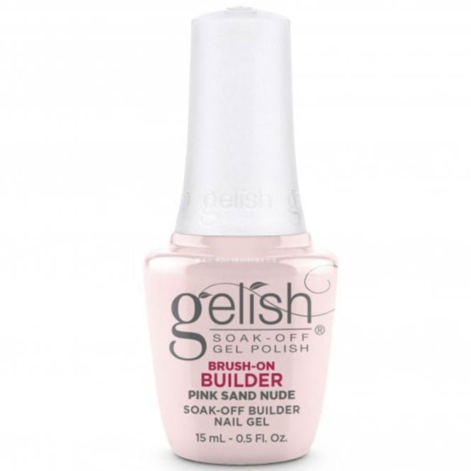 Gelish Hema & TPO Free Brush On Builder Gel - Pink Sand Nude 15ml (1148127)