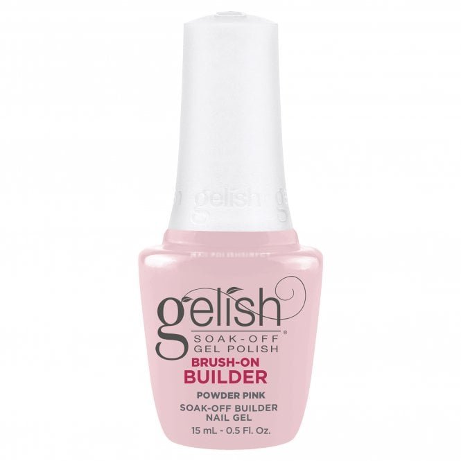 Gelish HEMA & TPO Free Brush On Builder Gel - Powder Pink 15ml (1148158)