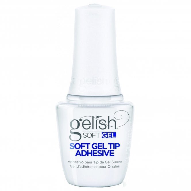 Gelish Soft Gel Tip Adhesive - Brush On Tip Glue 15ml (1148010)