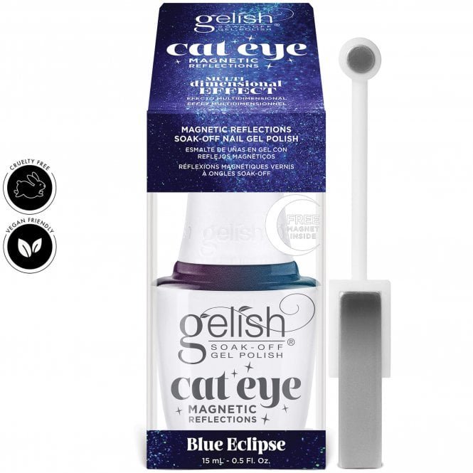 Gelish Magnetic Cat Eye TPO Free Gel Polish - Blue Eclipse 15ml (1110550)