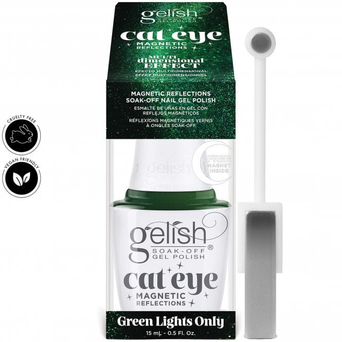 Gelish Magnetic Cat Eye TPO Free Gel Polish - Green Lights Only 15ml (1110551)