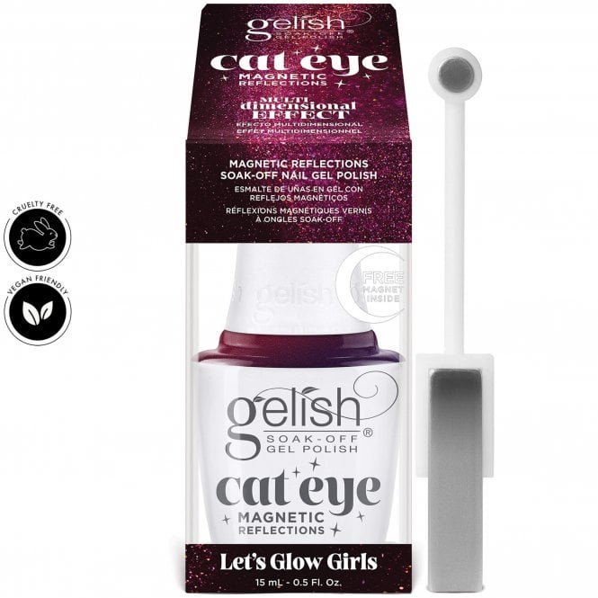 Gelish Magnetic Cat Eye TPO Free Gel Polish - Let's Glow Girls 15ml (1110549)