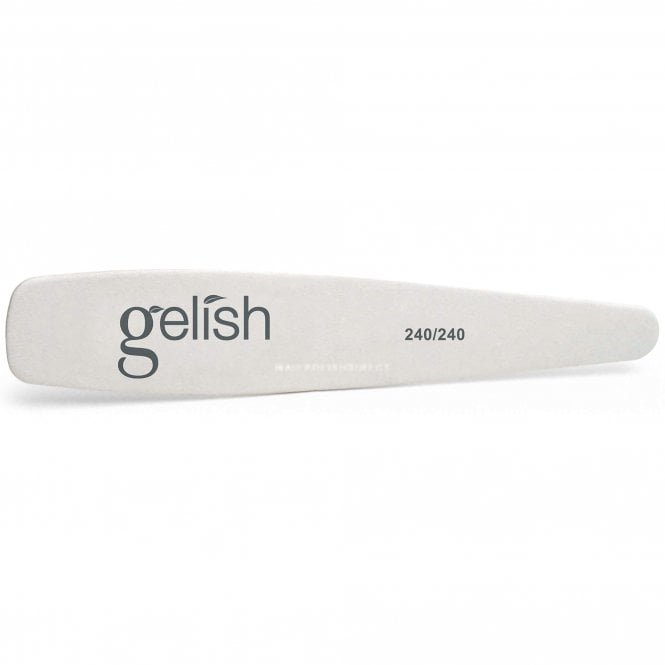 Gelish 240/240 Thin Wooden File - Smoothing Nail File (01312)