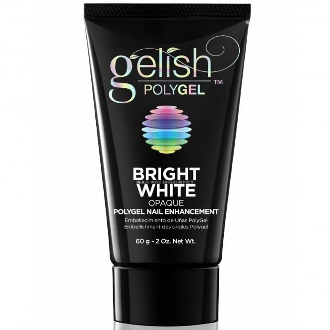 Gelish Polygel - Hybrid Nail Enhancement Gel - Bright White 60g